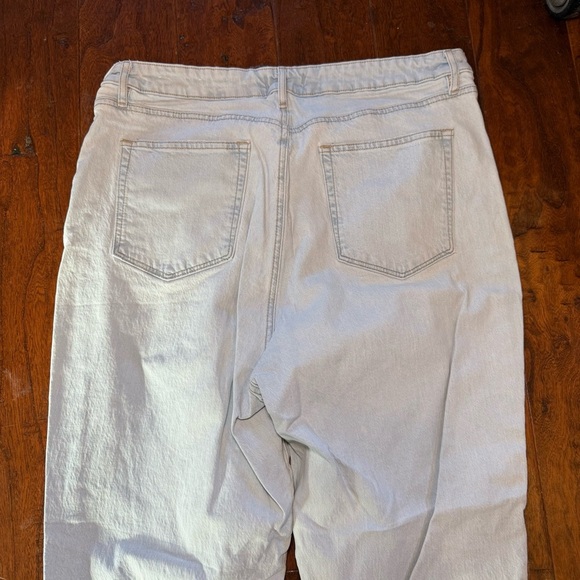 Loft Denim Jeans Curvy Straight Crop 32 (16) - Picture 7 of 8